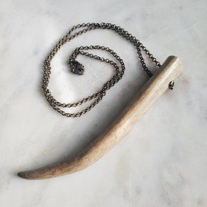 Antler Necklace - 27in chain